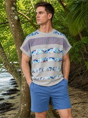 PARKE & RONEN Mixed Panel Top Spring 2020 Lookbook EUC